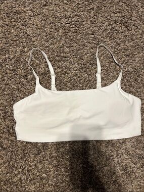 Victoria’s Secret Pink White Bralette with Adjustable Straps lightly padded